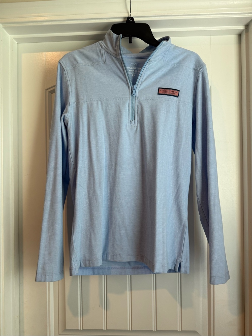 Vineyard Vines Pale Blue Half-Zip Pullover